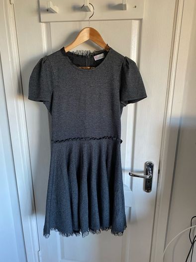 Red Valentino ladies grey houndstooth dress size M