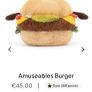 New JELLYCAT Amuseables Burger Image 3