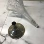 Unique Cone shaped 1950's Flower Vase on EPNS base Image 5