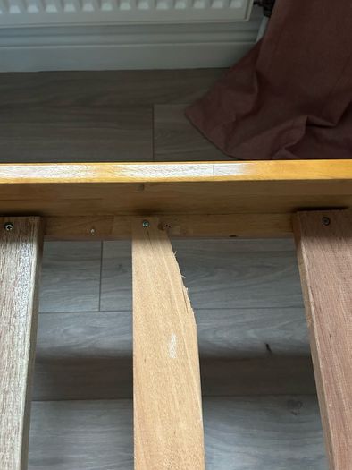 Solid Wood Bed Frame - Double
