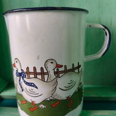 Vintage Enamel Jug