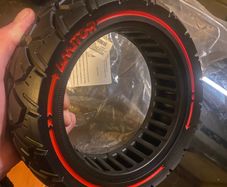 Electric scooter solid tyre