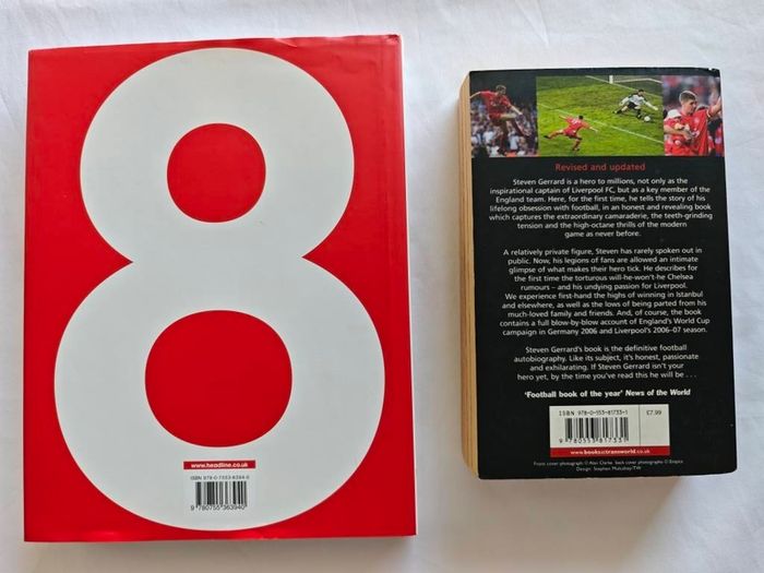 Steven Gerrard Liverpool Books Bundle