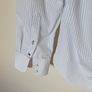 Tommy hilfiger 2007 long sleeve shirt size xxl white blue/pin pit to pit 25" like new Image 7