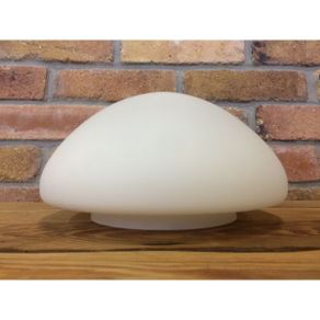 Mushroom Shaped Light Shade  Opal White