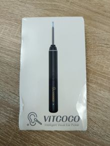 Earwax Remover Otoscope, VITCOCO 1920P Wifi Ear Cleaner, Ear Cleaner with Camera, Otoscope with 6 LEDs for iPhone, iPad and Android Smartphones, Black