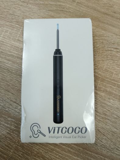Earwax Remover Otoscope, VITCOCO 1920P Wifi Ear Cleaner, Ear Cleaner with Camera, Otoscope with 6 LEDs for iPhone, iPad and Android Smartphones, Black