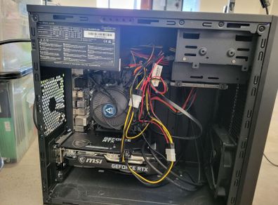 Gaming PC rtx3050 intel i3 8100 8gb ram
