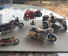 Vintage 1970s Polistil DieCast Motorcycle Collection. 5 Models. Made in Italy