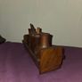 1960's hand made wooden salt, pepper and sauce holder Image 2