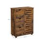 Industrial Style Cabinet with Door bathroom living room Image 4