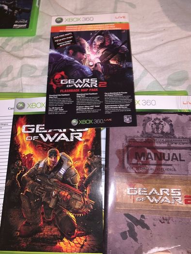 Xbox 360: rare Gears of war 1 & 2 Bundle copy