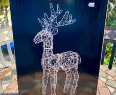 Lit Wire Christmas Reindeer