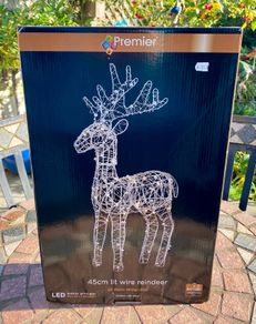 Lit Wire Christmas Reindeer