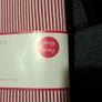 Cotton red & white stripe table cloth & napkins Image 4