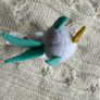 2020 McDonalds Ty Beanie Boos Ali White Unicorn Soft Plush Toy Mini about 3" Used Dirty Please look at the pictures Image 7