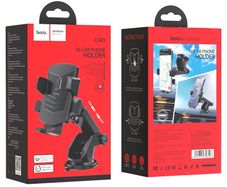 Hoco CA83 David One-Button Center Console Suction Car Holder Black
