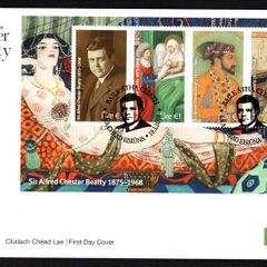 2018 Ireland Sir Alfred Chester Beatty Commemorative Stamps Miniature Sheet An Post First Day Cover (FDC)