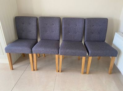 Excellent condition dining chairs x 4
