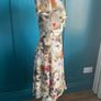 Floral midi tea dress. Size 8 Image 3