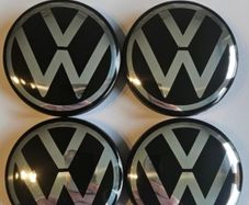 65mm VW Volkswagen wheel Centre Caps New style. ( 4 caps 15 euro)