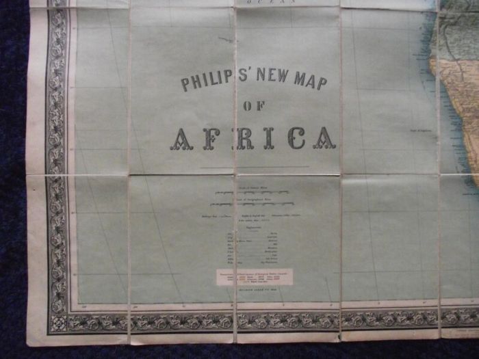 Philips New Map of Africa - London and Liverpool - George Philip & Son-Ca.1890