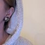 Solid silver set: earrings and bracelet Image 5