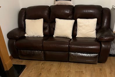 Leather suite