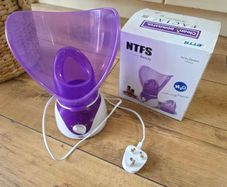 Facial Steamer,Professional Spa Home Facial Steamer Sauna Pores Cleanse-BPA Free Warm Mist Moisturizing Face Steamer