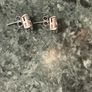 silver cubic zirconia earrings Image 3