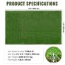 Artifical Grass, 1.8 x 3 m Rug Green Turf, 35mmFake Door Mat Outdoor Patio Lawn Decoration, Easy to Clean with Drainage Holes, Perfect For Multi-Purpose Home Indoor Entryway Scraper Dog Mats Image 2