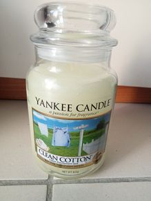 New Yankee Clean Cotton Large Candle