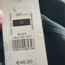 skirt Bnwt savida black 50% wool skirt knee length Image 9