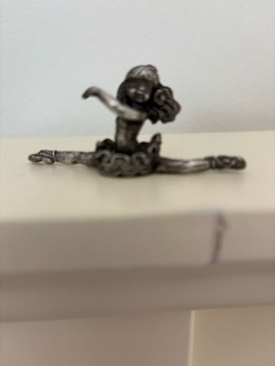 Vintage Art Deco Lead Free Pewter Ballerina
