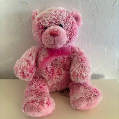 Vintage Keel Toys Pink Baby Girl Teddy Bear