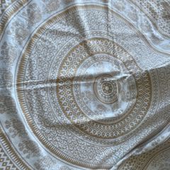Large Cotton Throw Bed Cover with Elephants