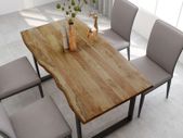 Dining Table 160x80x76 cm Solid Acacia Wood