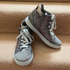 XTI silver sparkly boots size 38/uk 5