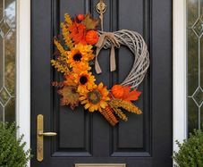 35cm Autumnal Wreath