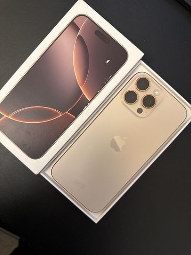 iPhone 16 pro max, 256 GB, Desert Titanium, Unlocked