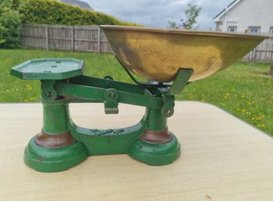 Vintage Metal Weighing Scales Cast Iron