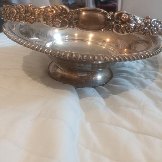 Silver plated fruit bowl