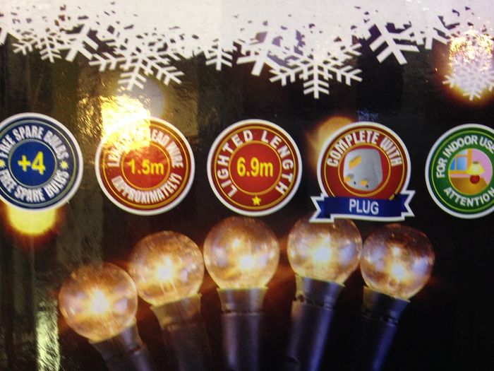 Cherry Lights 70 Christmas Lights Plug in Mains Operated