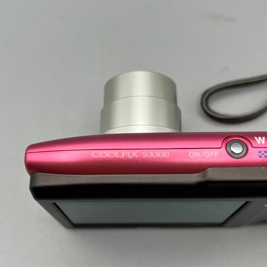 Nikon Coolpix S3300 16MP Digital Camera Pink - Boxed - Full Kit