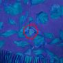Tricoville Vintage Purple Blue Floral Tiered Ruffle Midi Dress 10UK/38EU Image 10
