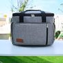 NEW SALE | Thermal Insulated Picnic Family Lunch Bag Waterproof Cool Bags Large Shopping Bag for Beach Picnic Camping Travel Grey Image 4