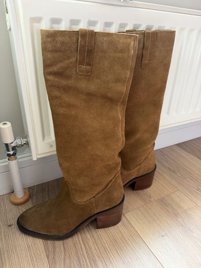 Suede Mango boots