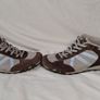 skechers athletic trainers size 5.5 eu 38.5 brown suade in excellent condition Image 4