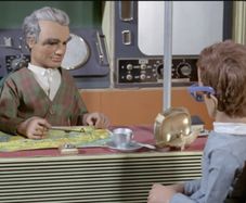 Vintage Thunderbirds Paper Clip Holder