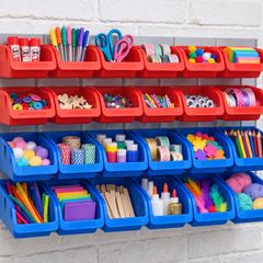 NEW 25 Piece Wall Mounted Storage Organiser